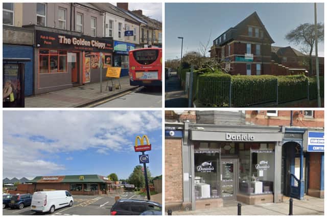 These are some of the sites with new food hygiene ratings. 