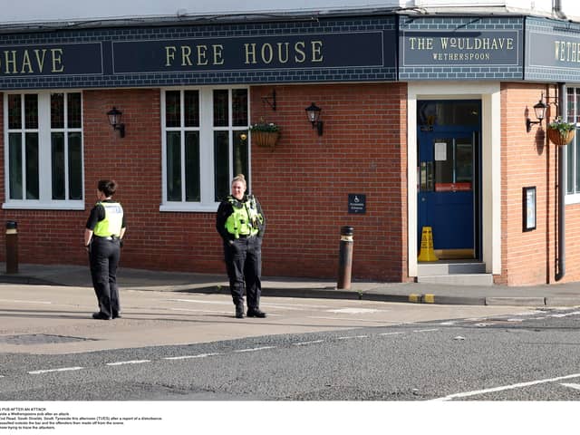 Police were called after lunchtime on Tuesday.  
