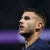 Paris Saint-Germain defender Luas Hernandez. (Photo by FRANCK FIFE/AFP via Getty Images)