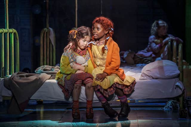 Set in 1930s New York during The Great Depression, brave young Annie is forced to live a life of misery at Miss Hannigan’s orphanage.