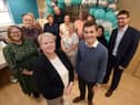 Cllr Ellison is pictured with Lesley Thompson, Operations Manager, Fostering and Connected Care, and Chris Ring, Head of Children's and Families' Social Care (right) with some of the kinship carers.