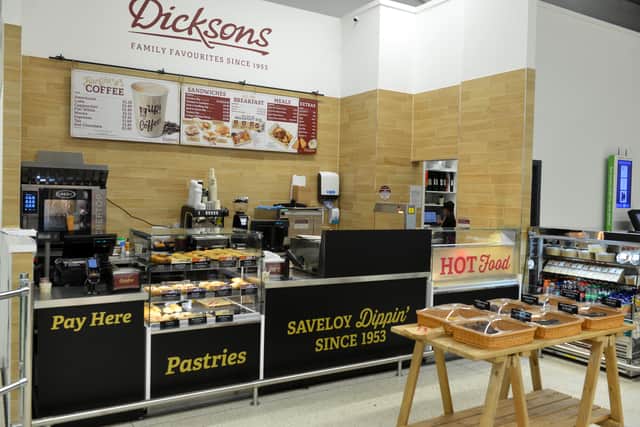 Inside the new Dicksons at South Shields Asda