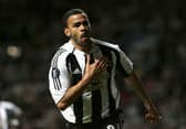 Kieron Dyer in action for Newcastle United. 