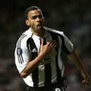 Kieron Dyer in action for Newcastle United. 