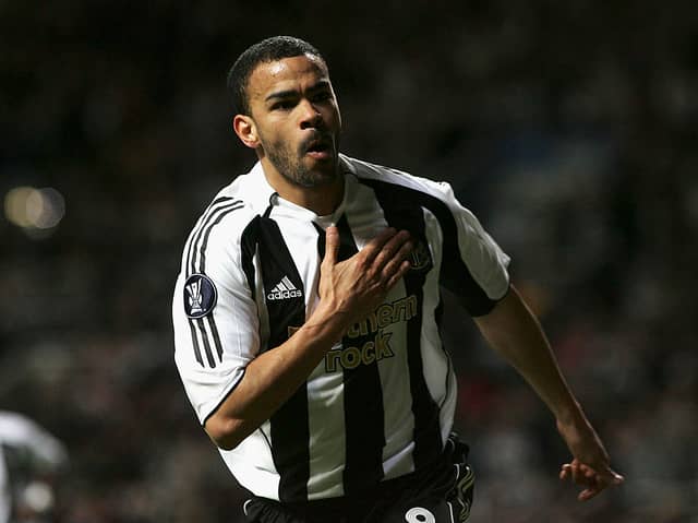 Kieron Dyer in action for Newcastle United. 