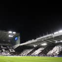 St James’ Park, home of Newcastle United.  