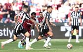 Newcastle United midfielder Bruno Guimaraes. Photo by HENRY NICHOLLS/AFP via Getty Images)