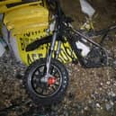 It is believed that the lithium ion battery pack on a child’s e-bike caused the fire. Photo: TWFRS.
