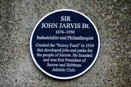 Sir John Jarvis Given Blue Plaque Tribute