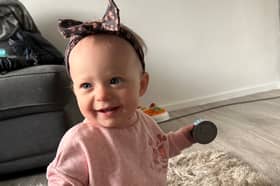 Layla flashing her cheeky smile