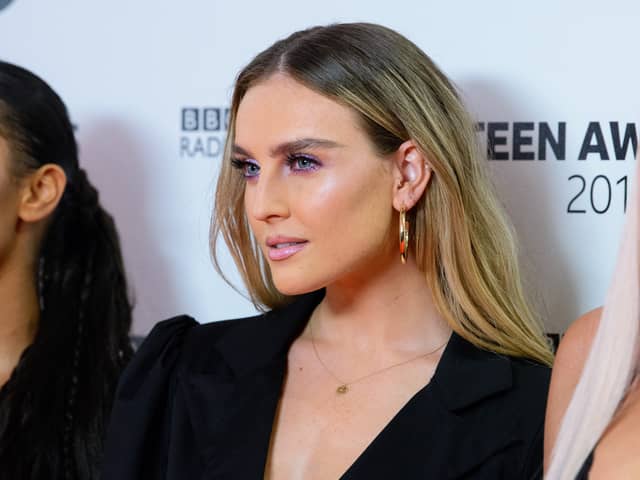 Fellow Little Mix member and Sanddancer Perrie Edwards.