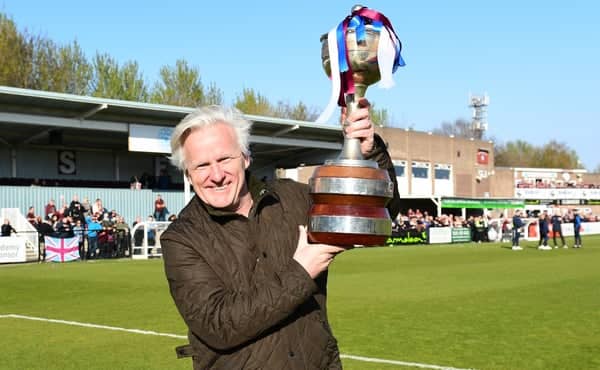 Geoff Thompson announced he put South Shields FC up for sale in October. Photo: Kevin Wilson.