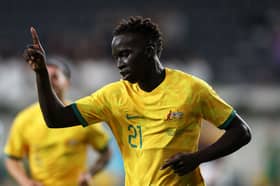 Garang Kuol has joined up with the Newcastle United squad in Australia. 