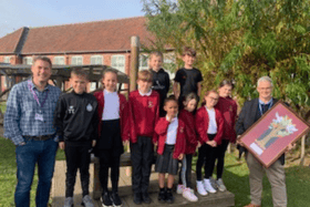 Pupils at the Mosaic Federation of Hedworthfield and Valley View Primary Schools have paid tribute to John Watson as he marks 20 years the chair of governors.