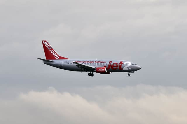 A woman onboard a Jet2 flight to Turkey allegedley ‘punched’ a crew member and assaulted two others. (Photo: AFP via Getty Images) 