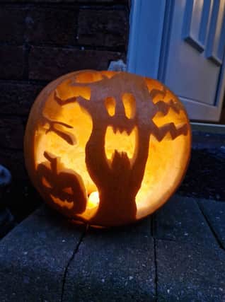 Excellent carving skills on this pumpkin
Credit: Emily Hayes