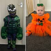 Elijah and Layla dress for Halloween
