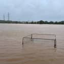 Flooding near Exeter in 2023.