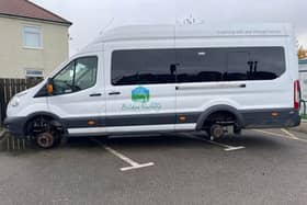 Wheels stolen from Boldon Nursery School's minibus
