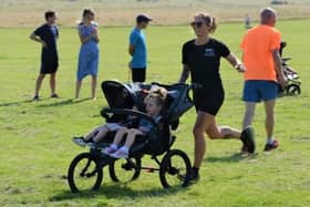 Hannah out buggy running