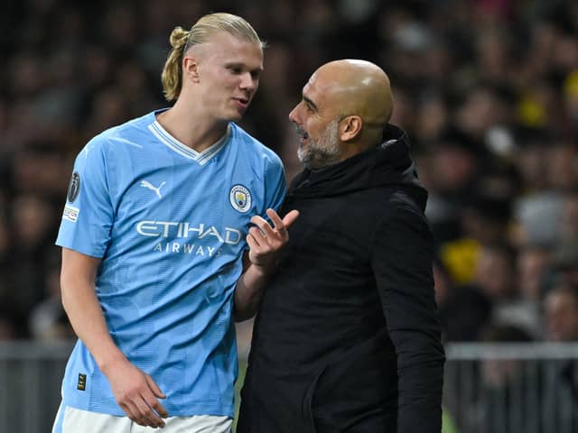 Pep Guardiola wants Manchester City striker Erling Haaland back 'fit' very soon. 
