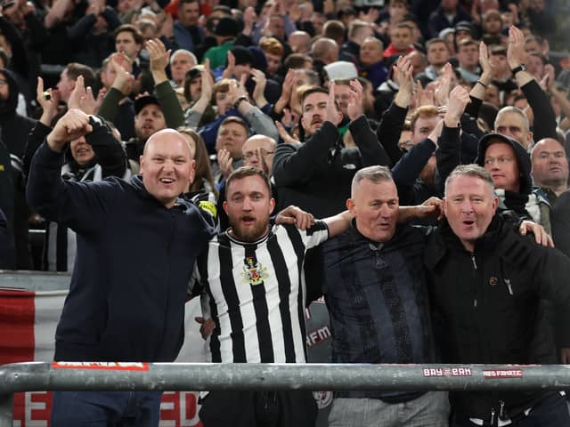 Newcastle United supporters in Borussia Dortmund (Image: Getty Images)