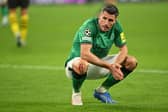 Fabian Schar played on through injury against AFC Bournemouth.