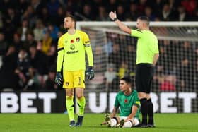 Miguel Almiron went down injury