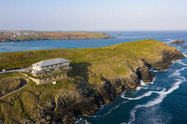 Dining at the Lewinnick Lodge restaurant was a culinary journey that perfectly complemented its breathtaking cliff-top setting at Pentire Headland. 