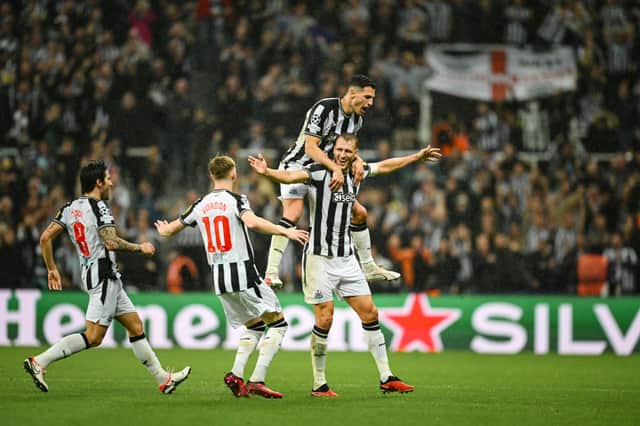 Newcastle United's 4-1 win over PSG in the Champions League was one of the highlights of the season so far.