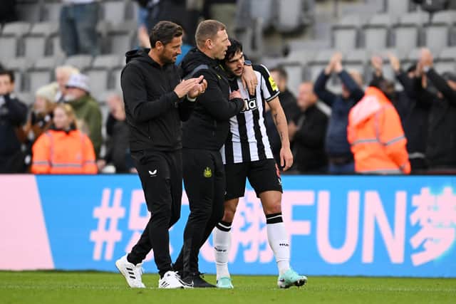 St James' Park was full of love for Sandro Tonali after his ban was confirmed.