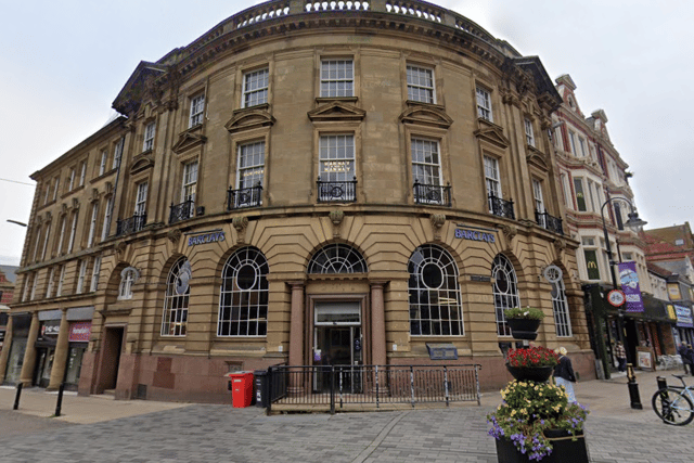 Plans have been submitted to "decommission" bank use at the listed South Shields Barclays site. Photo: Google Maps.