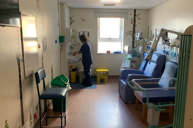 This three-cot bay will be able to care for five babies under the plans for Sunderland Royal Hospital's Neonatal Unit.