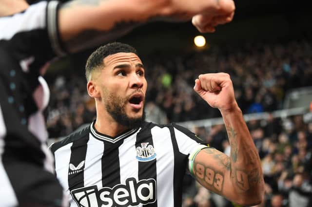 Jamaal Lascelles was forced off in the 3-0 defeat at Everton. 