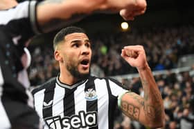 Jamaal Lascelles was forced off in the 3-0 defeat at Everton. 