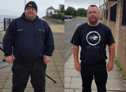 Before and after as Shaun drops almost eight stone in weight.