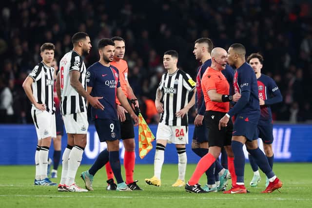 Newcastle United were dealt a controversial late blow at PSG. 