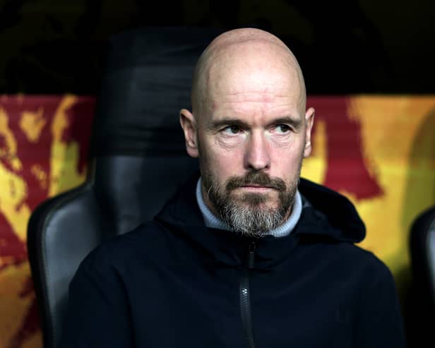 Manchester United head coach Erik ten Hag. 