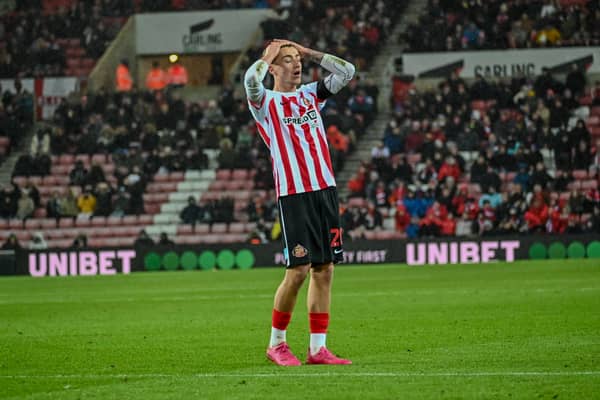 Sunderland endured a frustrating night at the Stadium of Light