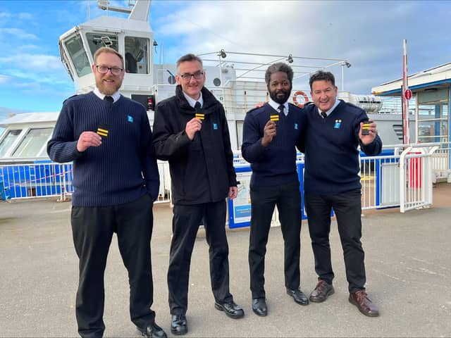 left to right: Mathew Knott, John Lewis, James Wangadia and Joe Avary.