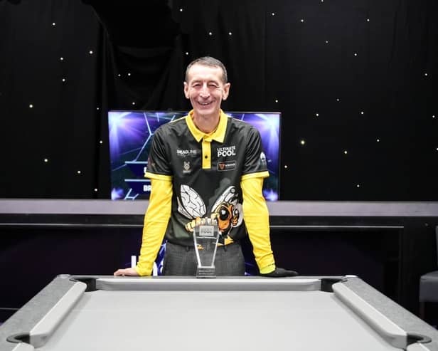 Brian ‘The Buzzer’ Halcrow
Credit: Ultimate Pool 