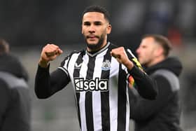Jamaal Lascelles was forced off with an injury at Everton. 