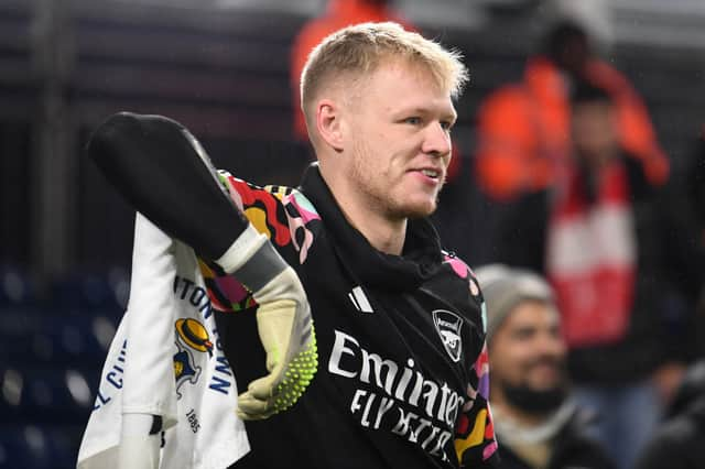 Arsenal goalkeeper Aaron Ramsdale