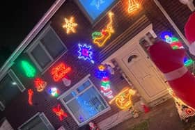 Hebburn home decorated for Christmas