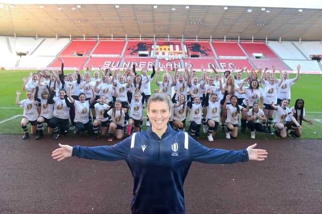The Stadium of Light will host the first match of the 2025 Women's Rugby World Cup.