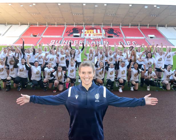 The Stadium of Light will host the first match of the 2025 Women's Rugby World Cup.