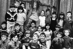 St Oswald's Primary School pupils performed a show called "Stanley and the Scarecrow" at the college in 1987.