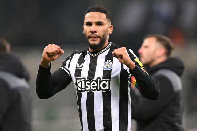 Jamaal Lascelles scored for Newcastle in a 4-1 win over Chelsea earlier this season. 