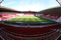 Newcastle fans will be in the upper and lower tier of the Stadium of Light's North Stand. Photo: Getty Images.