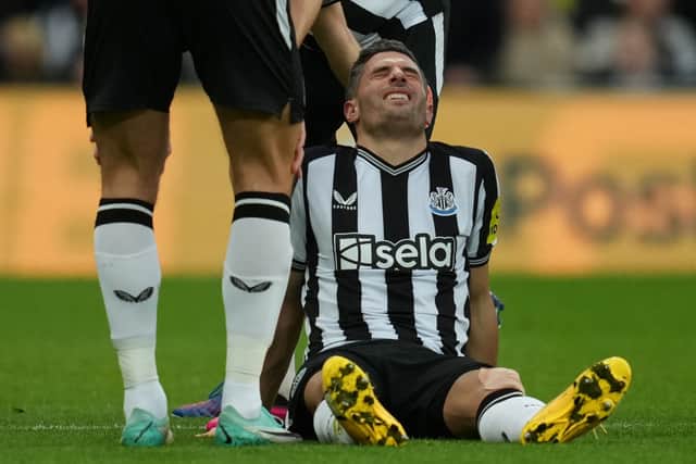 Fabian Schar picked up an injury against Fulham.